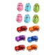 thumbnail image 4 of Huevos de Pascua prellenados, rellenos para cestas de Pascua, regalos para niños, huevo de Pascua creativo relleno con juguete en el interior para premios en el aula. 12 Uds. Coche de juguete., 4 of 9