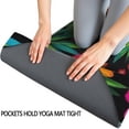 thumbnail image 3 of Pioneer Flower Floral Print Pattern Hot Yoga Mat Towel Non Slip for Hot Yoga - Quick-Drying Yoga Mat Cover with 4 Corner Pockets with Travel Bag - Hot Yoga Towel Non Slip 74"x26", 3 of 6
