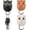 Black, variant on Night Owl Hooks Magnetic Wall Keychain Hooks Home Accessories