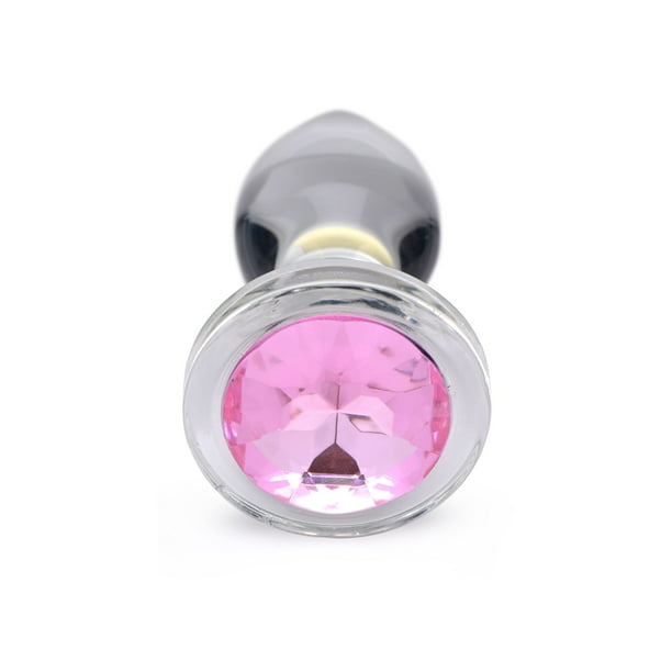 anal plug toy Compra Intense Plug Anal Metal Aluminio Con Cristal Azul Talla M al mejor  precio
