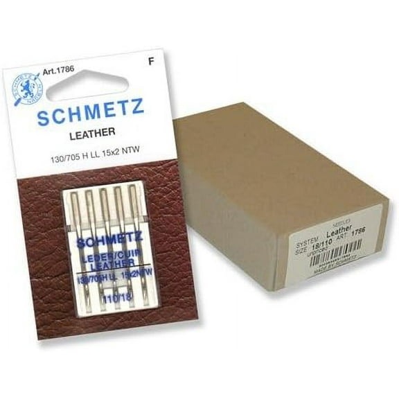 Teamwork 110/18 Schmetz Leather Needle in a Carded 5 Pack