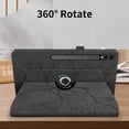 thumbnail image 5 of Shockproof 360 Rotation Tablet Case For Samsung Galaxy Tab S9 S9+ S9 Ultra S9 FE S9 FE+ A9 A9+, Embossed Tree Leather Case For Samsung Tab S8 S8+ S8 Ultra S7 S7+ S7 FE A8 2021 Back Cover, 5 of 7