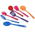 thumbnail image 3 of Bienvenido Juego de utensilios de cocina de plástico de 7 piezas, espátula antiadherente, cuchara para sopa, colador de fideos, utensilios de cocina, 3 of 8