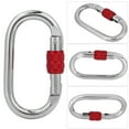 thumbnail image 2 of Rock Climbing Carabiner, High Stability High Strength Carabiner, Durable Carbon Steel Mountain Climbing Rock Climbing Outdoor Training For Fire Rescue, 2 of 8