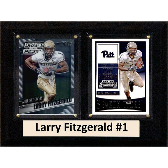 C & I Collectables 68FITZGERALDCO 6 x 8 in. Larry Fitzgerald NCAA Pittsburgh Panthers Two Card Plaque