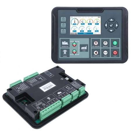 

YOUTHINK Genset Controller Set Electronic Generator Industrial Supplies DC82D MK3 AC80‑360V Genset Generator Controller Genset Controller