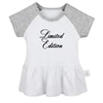 thumbnail image 1 of Limited Edition Funny Dresses For Baby, Newborn Babies Skirts, Infant Princess Dress, 0-24M Kids Graphic Clothes (Gray Raglan Dresses, 6-12 Months), 1 of 4