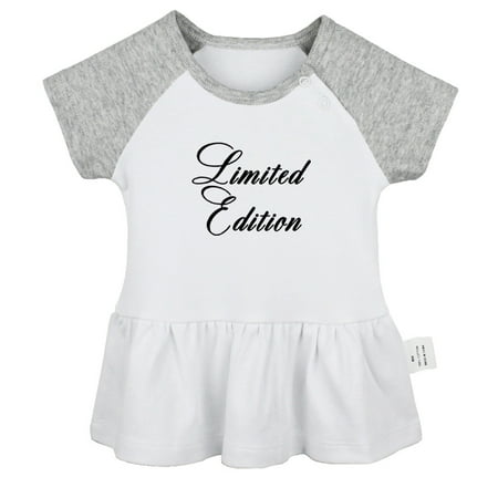 

Limited Edition Funny Dresses For Baby Newborn Babies Skirts Infant Princess Dress 0-24M Kids Graphic Clothes (Gray Raglan Dresses 18-24 Months)