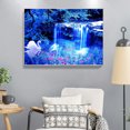 thumbnail image 2 of Cuadro de Arte de Mosaico de diamantes Wdftyju pintura de diamante 5D Lago de los cisnes, 2 of 9
