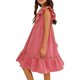 thumbnail image 5 of Vestido de Fiesta de Navidad de las Niñas Manga Corta Cuello en V Fina Correa de Hombro Vestido Superior para Niños Vestido de Navidad Niña para la Fiesta Diaria Casual, 5 of 7