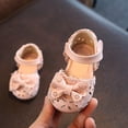 thumbnail image 5 of Mostsola Toddler Bow Mary Jane Shoes Girls Cute Princess Dress Flats Non-Slip Walking Shoes, 5 of 5