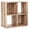 Natural, variant on SONGMY Modern 4 Cube Storage Organizer or Bookcase, Natural Brown