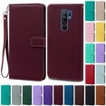 thumbnail image 2 of For Redmi 9 Case Soft Silicone Wallet Cover Phone Case For Xiaomi Redmi 9 Case Redmi9 Leather Flip Case Coque Fundas Shell Pink -Strap For Redmi 9, 2 of 6