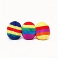 thumbnail image 2 of Bolsa de footbag para pelota de kickball,pelota de hacky de crochet para malabares,juego de habilidad al aire libre para la coordinación,bolsa de footbag de tela suave para juego activo., 2 of 5
