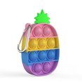 thumbnail image 3 of Llavero de descompresión Puzzle Toy Rainbow Pineapple, 3 of 3
