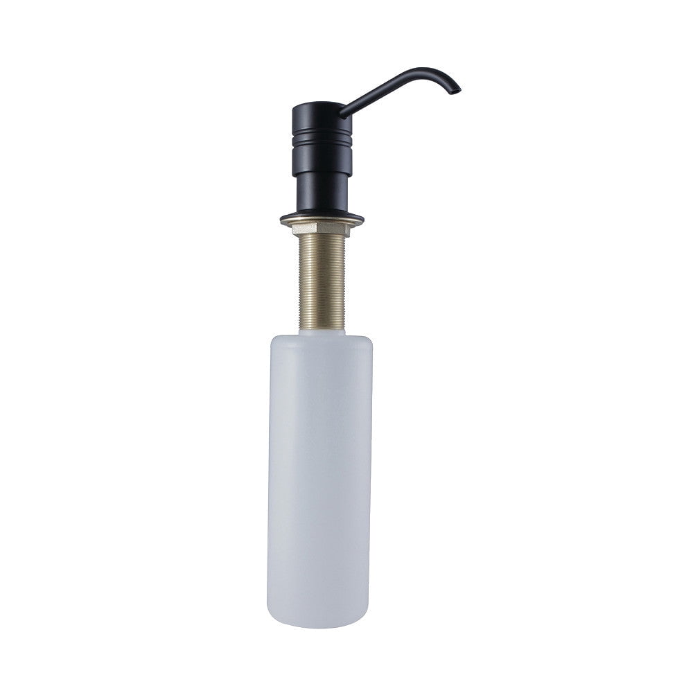 Kingston Brass SD2617 Brushed Brass Straight Nozzle Metal Soap Dispenser