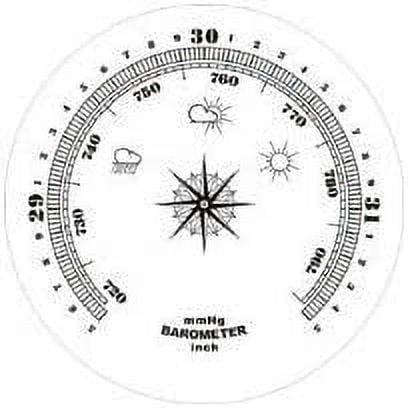 Ambient Weather WS-YG315 Cherry Finish Dial Traditional Weather Station w/ Thermometer, Barometer & Hygrometer