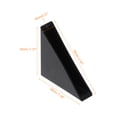 thumbnail image 2 of 8Pack Corner Protectors 8x50mm Plastic Right Angle Corner Guards Cushion, Black, 2 of 6