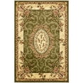 thumbnail image 3 of SAFAVIEH Lyndhurst Regina Traditional Bordered Area Rug, Sage/Ivory, 5'3" x 5'3" Round, 3 of 6