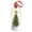 Glass-Yellow, variant on Recordable Christmas Tree Message in a Bottle, Voice Recording Holiday Keepsake with Playback, Glass Christmas Gifts with Snowy Scene and Playback - Red