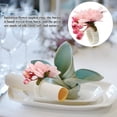 thumbnail image 5 of Flower Napkin Rings 6Pcs, Napkin Rings Holder, Spring Floral Serviette Buckles Holder Table Decorations, A, 5 of 5