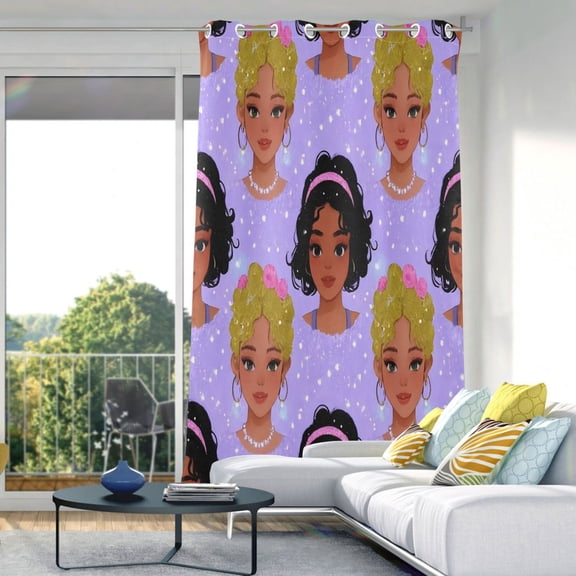 American Girl Blackout Curtains 84"x52" Thermal Insulated Curtain 1 Panel
