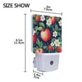 thumbnail image 4 of Yayeee LED Night Light for The Home Plug in With Light Sensors 2 Pack, Blue Apple Pattern, 4 of 6