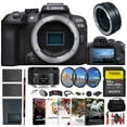 thumbnail image 1 of Canon EOS R10 Mirrorless Camera 5331C002 Canon EF 50mm Lens 0570C002 Canon Mount Adapter Sony 64GB TOUGH SD Card Filter Kit Bag Charger LPE17 Battery Card Reader International Model, 1 of 9