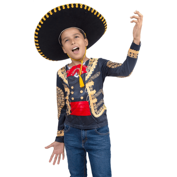 Playera 3D sublimada Mariachi Kids Rev Mariachi/playera manga larga