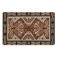 thumbnail image 1 of 20x32 inch Boho Bathroom Rugs: Non-Slip Aztec Bath Mat with Unique Western Geometric Patterns - Luxury Soft Absorbent Carpet for Modern Farmhouse Decor, 1 of 5