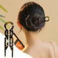thumbnail image 2 of Xihbxyly Accesorio para El Cabello, Elegante Peine Insertable, Horquilla Multifuncional Duradera, Fácil de Hacer Moños, Uso Diario, Peinado para Ocasiones Especiales, Realza Tu Look., 2 of 6