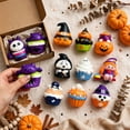 thumbnail image 5 of Aoznliie Squeeze Toys, Halloween Pumpkin Squishies Stress Relief Cube, Ultra-Soft Slow Rising Squeeze Toy for Kids Adults, Halloween Gifts Fidget Toy for Party Favors, 3.15x3.15 inch, 5 of 8