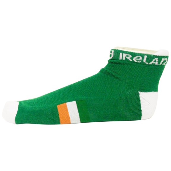 Irish St Patrick's Day Green Footie Socks - Donegal Bay - Unisex - One Size - Low-Cut