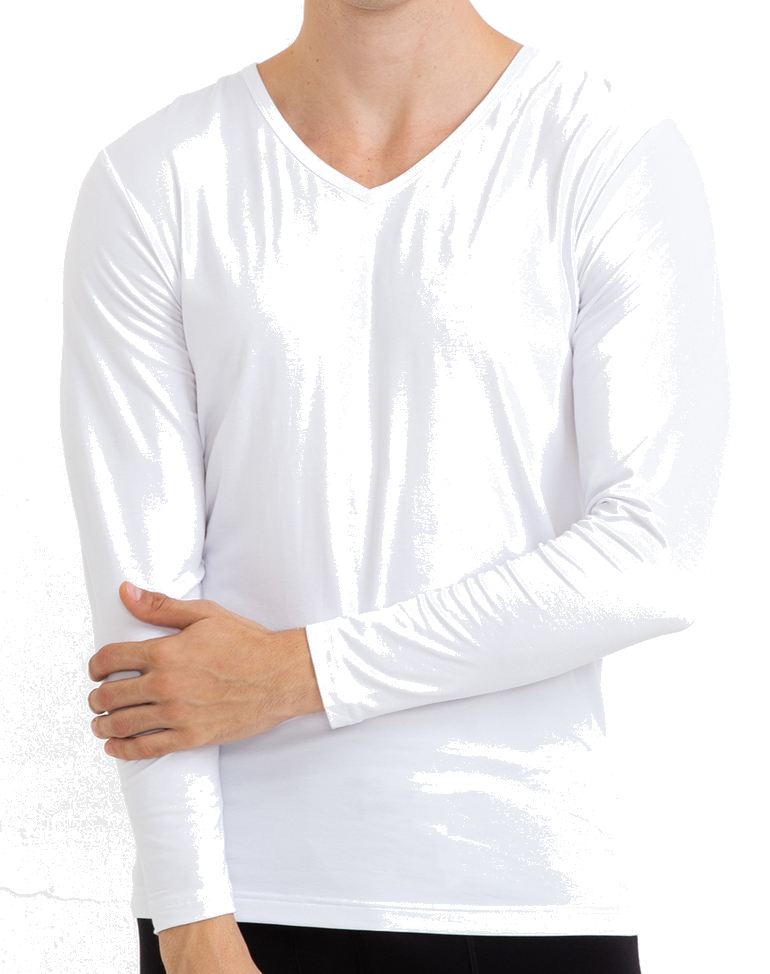 bossini Men's Long Sleeve V-Neck T 