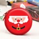 thumbnail image 5 of Mini monedero de 6 piezas, monedero de Navidad con cremallera, mini bolsas para llaves de dinero, bolsa de base de datos, cartera de Papá Noel para Navidad y Halloween, decoraciones navideñas,, 5 of 5