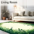 thumbnail image 2 of Ultra Soft Area Rug, Botanical Cascade Forest Green Leaf Bath Nature Inspired, Non Slip, Stain Resistant, Washable Area Rugs for Living Room, Bedroom(Green, 5X7), 2 of 8