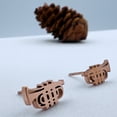 thumbnail image 5 of Mall of Style - Trumpet Earrings - Saxophone Jewelry - Musical Earrings (The Trumpet), 5 of 8