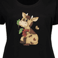 thumbnail image 4 of Inktastic Corky Cow Women's Plus Size T-Shirt, 4 of 5