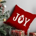 thumbnail image 2 of Christmas Pillow Covers 18x18 Inch,Joy Decorative Throw Pillows,Nativity Jesus Pillow Cases,Outdoor Christmas Decorations for Couch Holiday Red Christian Religious Xmas Square(13-18), 2 of 6