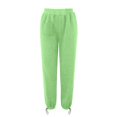 thumbnail image 6 of Women's fleece-lined front and back pocket sweatpants, sweatpants and casual pants, 6 of 9