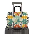 thumbnail image 2 of FORMRS 16" Laptop Bag Carrying Sleeve Case with Handle Travel Shoulder Briefcase, Beige Clover Pattern, 2 of 8