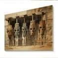 thumbnail image 2 of Designart "Tribes Dogon African Mask I" African Tribes Print on Natural Pine Wood, 2 of 5