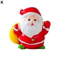 thumbnail image 3 of YAOMOBB Long-lasting Christmas Ornament Add Holiday Cheer with 2Pcs Christmas Bear Ornament Mini Cartoon Santa Claus Snowman Tree Gift Box Solid Resin Desktop Decorations, 3 of 6