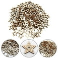 thumbnail image 4 of BUYISI For Diy Craft Wood Stars Unfinished Hollow Wooden Pieces Creative Home Decor 3Cm, 4 of 4