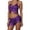 Purple, variant on MDUKONU Women's Belly Dance Skirt with Crop Top Sequins Fringe Skirts Set Rave Dance Bra Top Party Outfits for Women and Girls Blue One Size