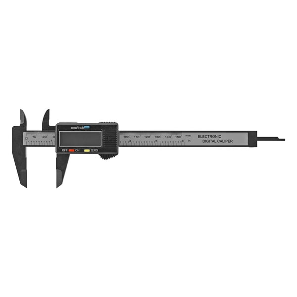 6" Digital Caliper Measuring Standard And Metric Reader Ruler Iit