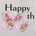 thumbnail image 4 of Inktastic Happy 80th Birthday with Roses Tote Bag, 4 of 4