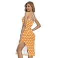 thumbnail image 2 of Cute Chicken Emoji Pattern Printed Cross Back Cami Dress, Farmer Gifts Fashion Summer Maxi Sexy Casual Dress For Women, 2 of 4