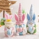 thumbnail image 1 of Adornos de Pascua: Conejos, Muñecos Enanos Sin Rostro, Adornos para Ventanas y Decoración Del Hogar., 1 of 6