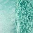 thumbnail image 4 of Mainstays Long Hair Faux Fur Backrest Pillow, Bedrest, 21'' x 13'' x 19'', Mint, 1 Piece, 4 of 7